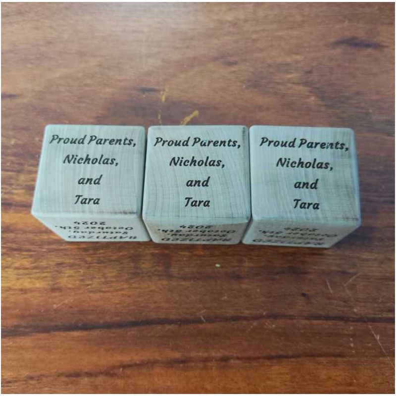 外贸礼品木制品激光刻字